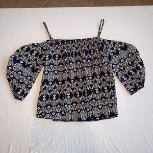 Off The Shoulder Top w/ Spaghetti Straps